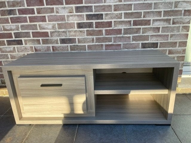TV kast grijs, Huis en Inrichting, Ophalen, Gebruikt, 100 tot 150 cm, Minder dan 100 cm