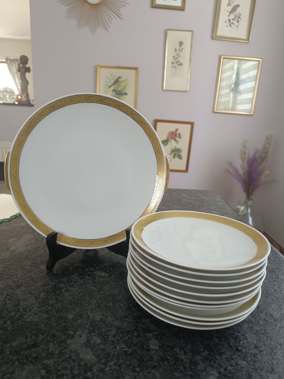Service à dessert en porcelaine de Bavière, Ophalen of Verzenden