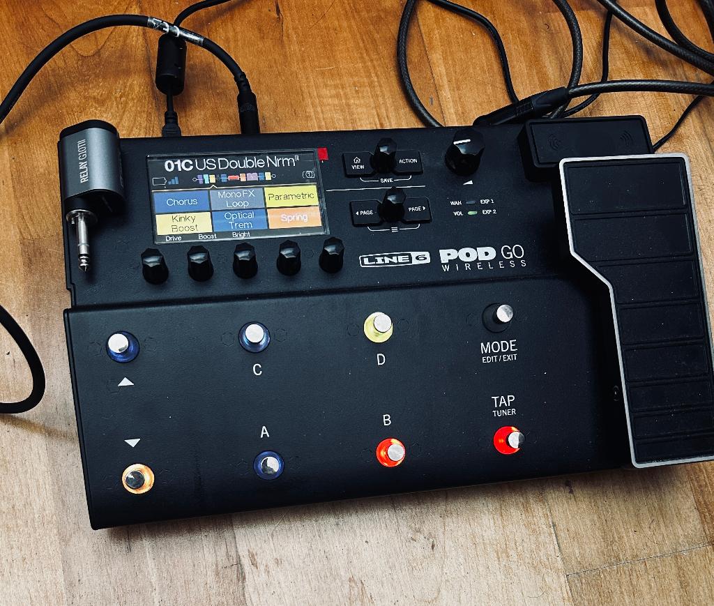 LinE6 Pod Go draadloos, Muziek en Instrumenten, Ophalen, Zo goed als nieuw, Delay of Echo