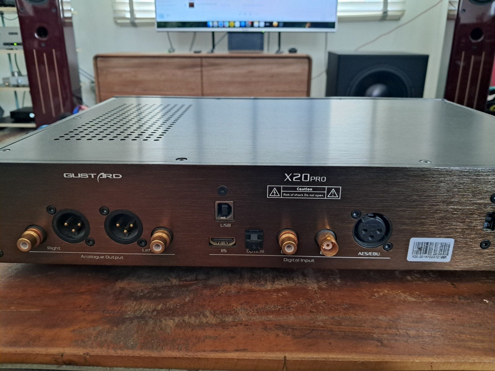 DAC Audio Haut de Gamme Gustard X20 Pro (Dual ES9028PRO), Enlèvement ou Envoi, Utilisé