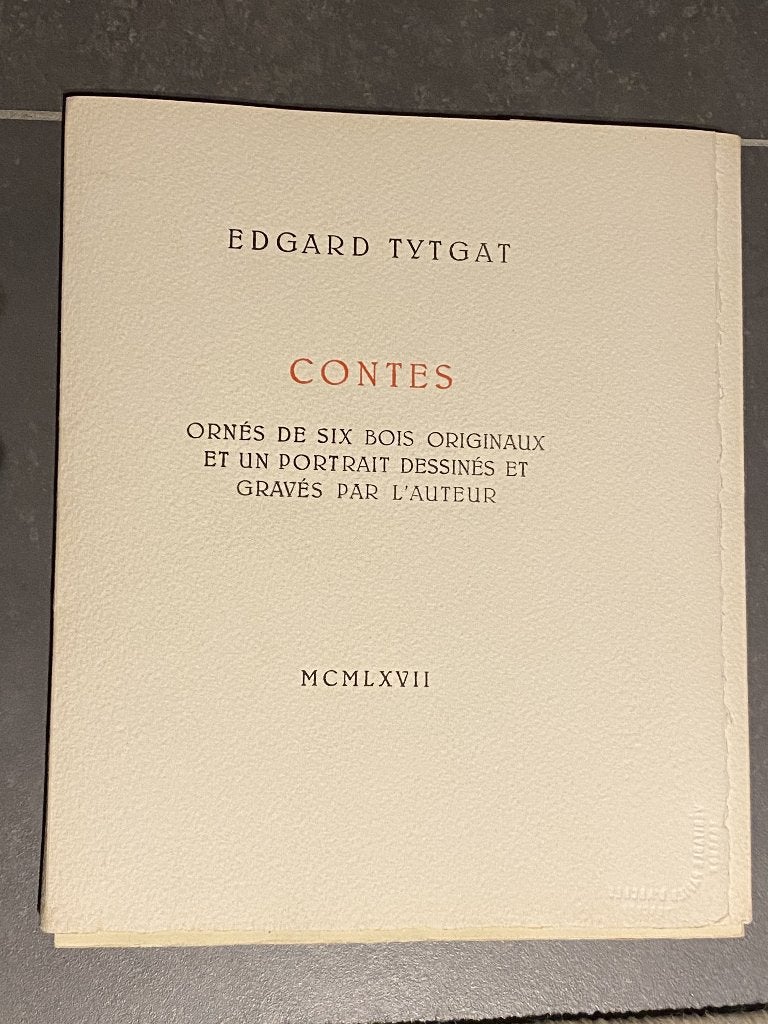 TYTGAT  Edgard Contes 1967 ill. édition bibliophile 100 ex., Enlèvement ou Envoi