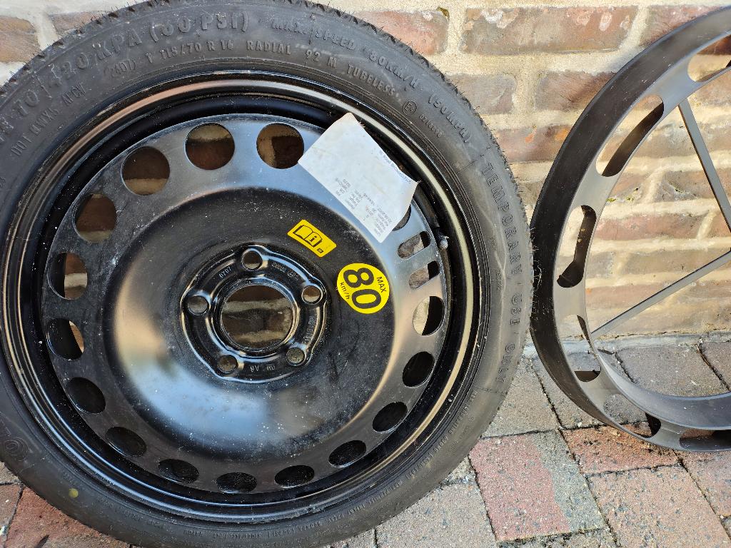 Noodwiel Nieuw Ongebruikt Opel Astra, Auto-onderdelen, Banden en Velgen, Ophalen, 16 inch, Overige, Banden en Velgen