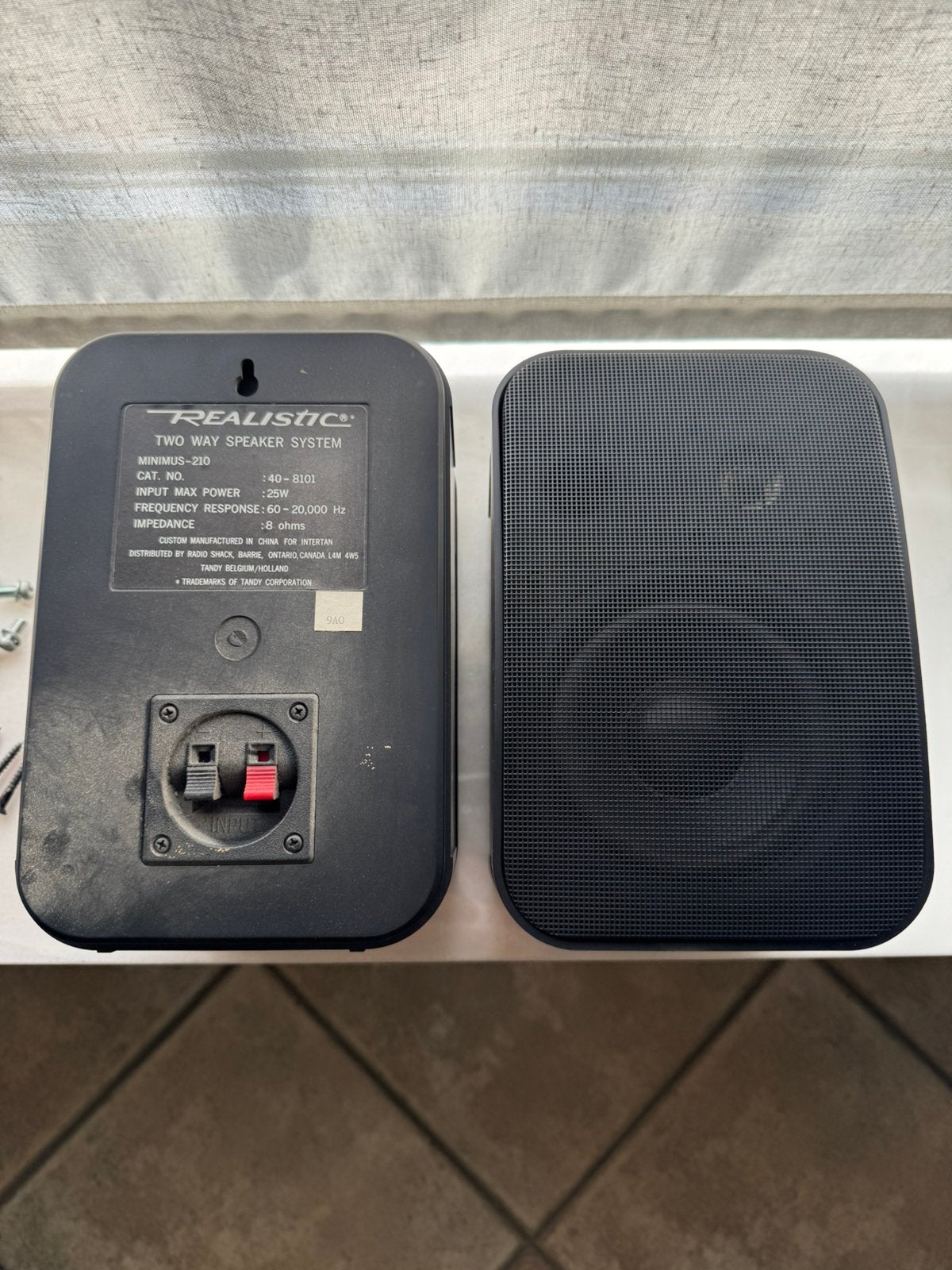Realistic Speaker system minimus -210, Enlèvement, Utilisé, Moins de 60 watts, Autres marques