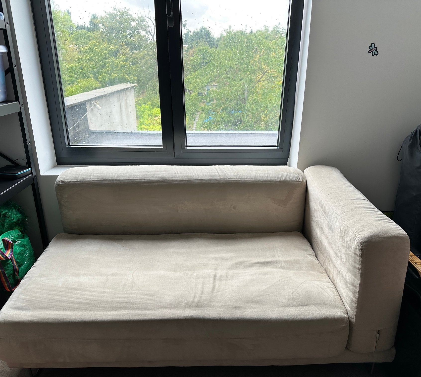 Zetel 2 -zit Ikea, 75 à 100 cm, Enlèvement, Utilisé, Deux personnes