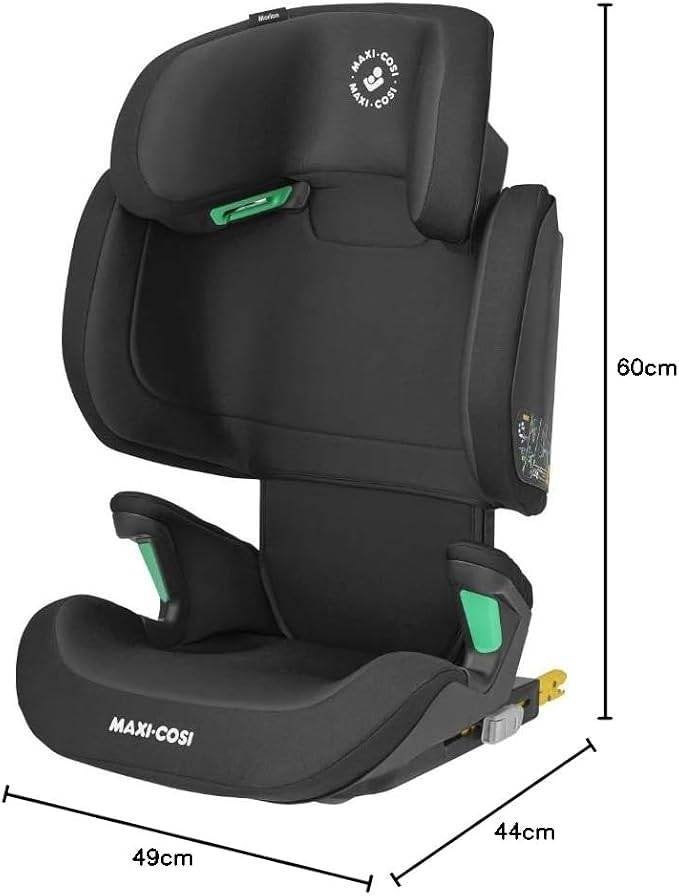 Maxi-Cosi Morion i-Size autostoel zwart 100-150cm, Ophalen, 15 t/m 36 kg, Verstelbare rugleuning, Zo goed als nieuw