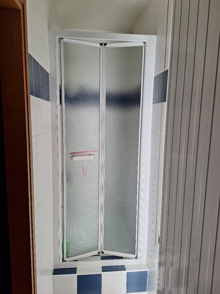Witte douchedeur, Ophalen, Gebruikt, Douche