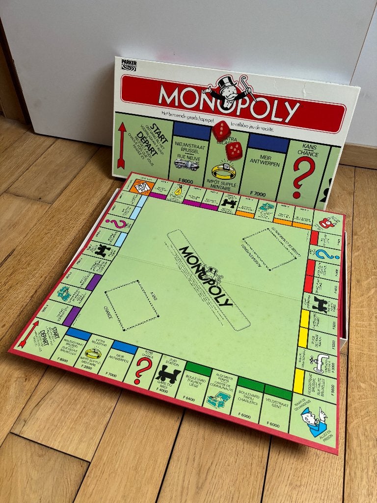 Parker Monopoly Bordspel Belgische Editie - Goede staat, Hobby & Loisirs créatifs, Trois ou quatre joueurs, Enlèvement ou Envoi