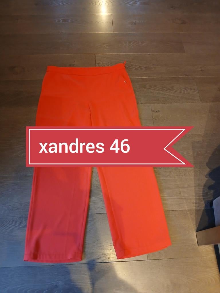 Broek xandres 46, Kleding | Dames, Broeken en Pantalons, Verzenden, Maat 46/48 (XL) of groter, Zo goed als nieuw, Lang