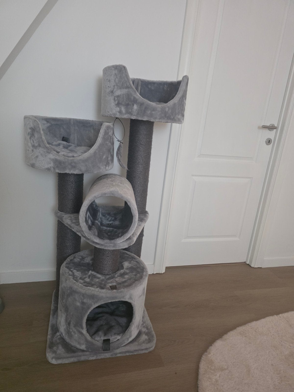 Krabpaal petrebels voor katten, Enlèvement, Griffoir