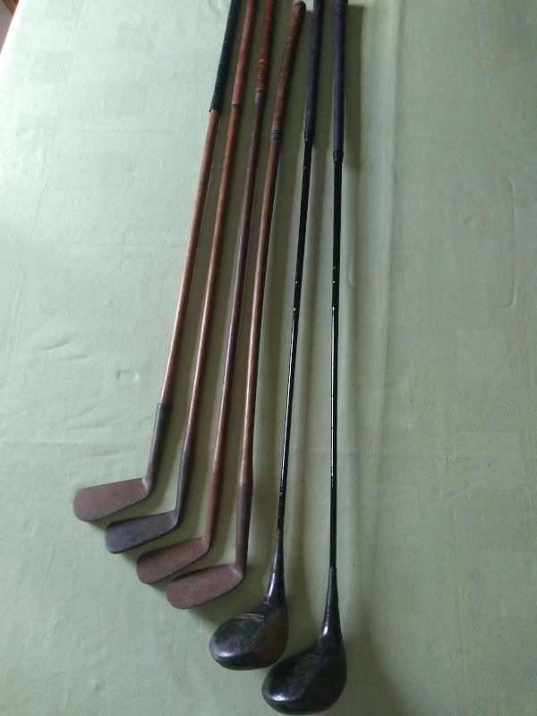 oude golfcubs, Antiek en Kunst, Ophalen