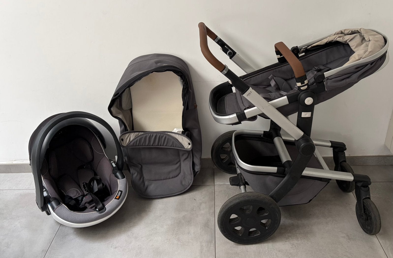 Poussette Joolz Day³ complète + coque BeSafe iZi Go Modular, Enfants & Bébés, Enlèvement, Comme neuf, Poussette