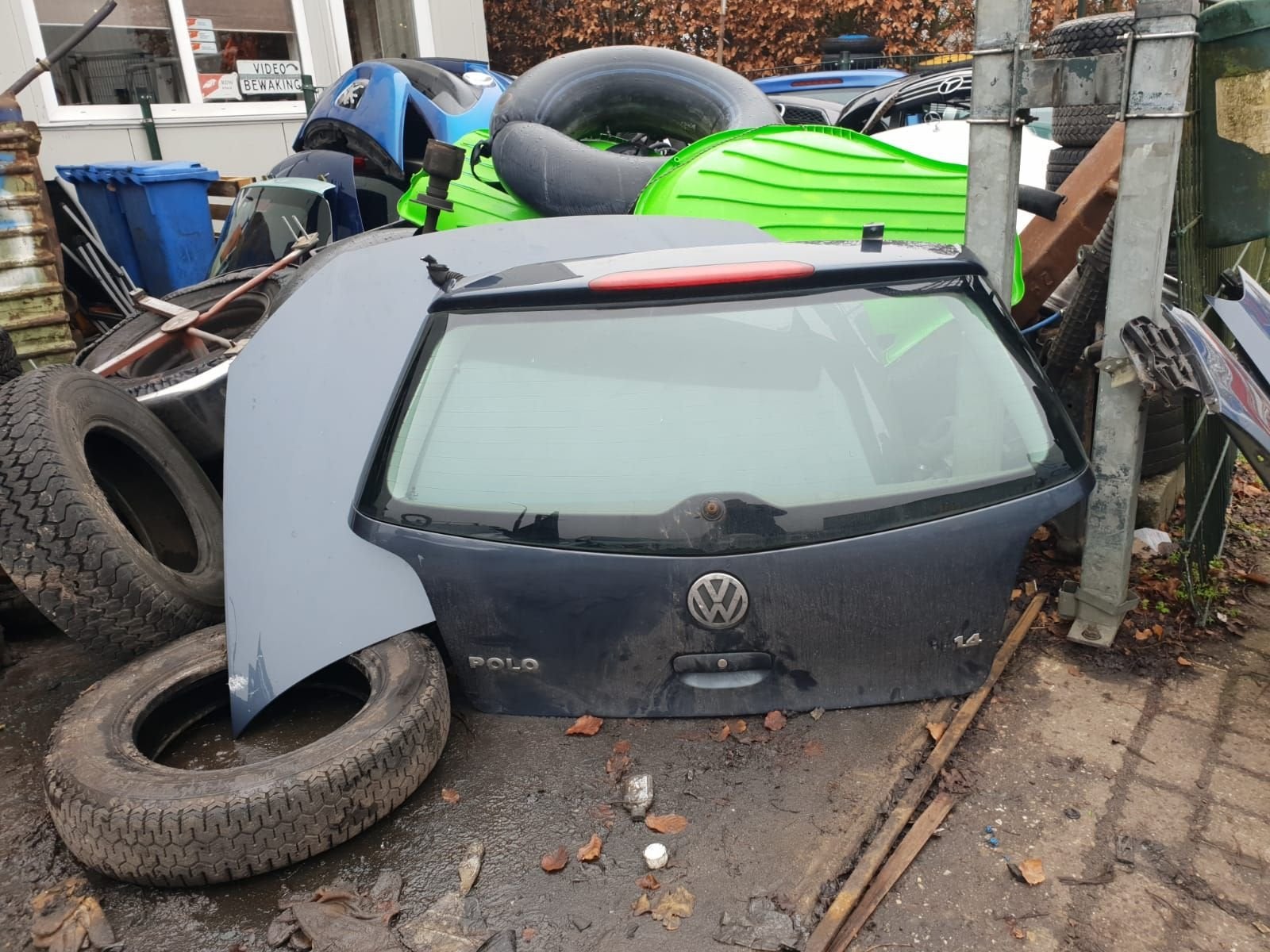 VW POLO ACHTERKLEP BJ 2006 TOT 2008, Arrière, -, Haillon arrière, Utilisé