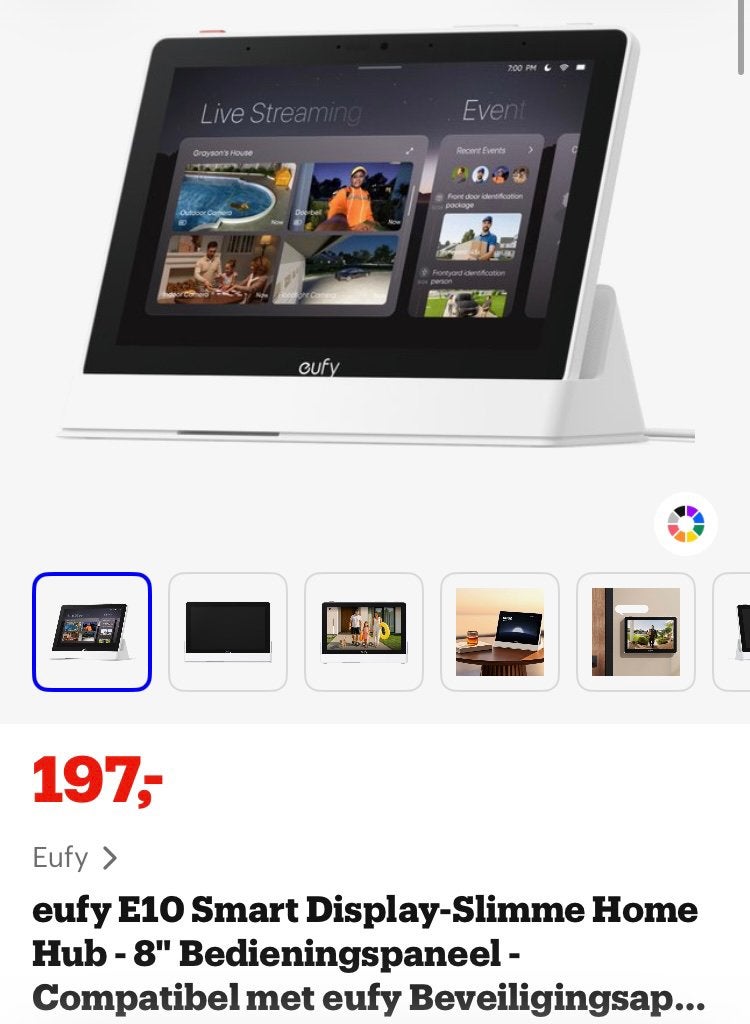 Eufy E10, Enlèvement, Compatible avec les smartphones, Neuf, Sans fil