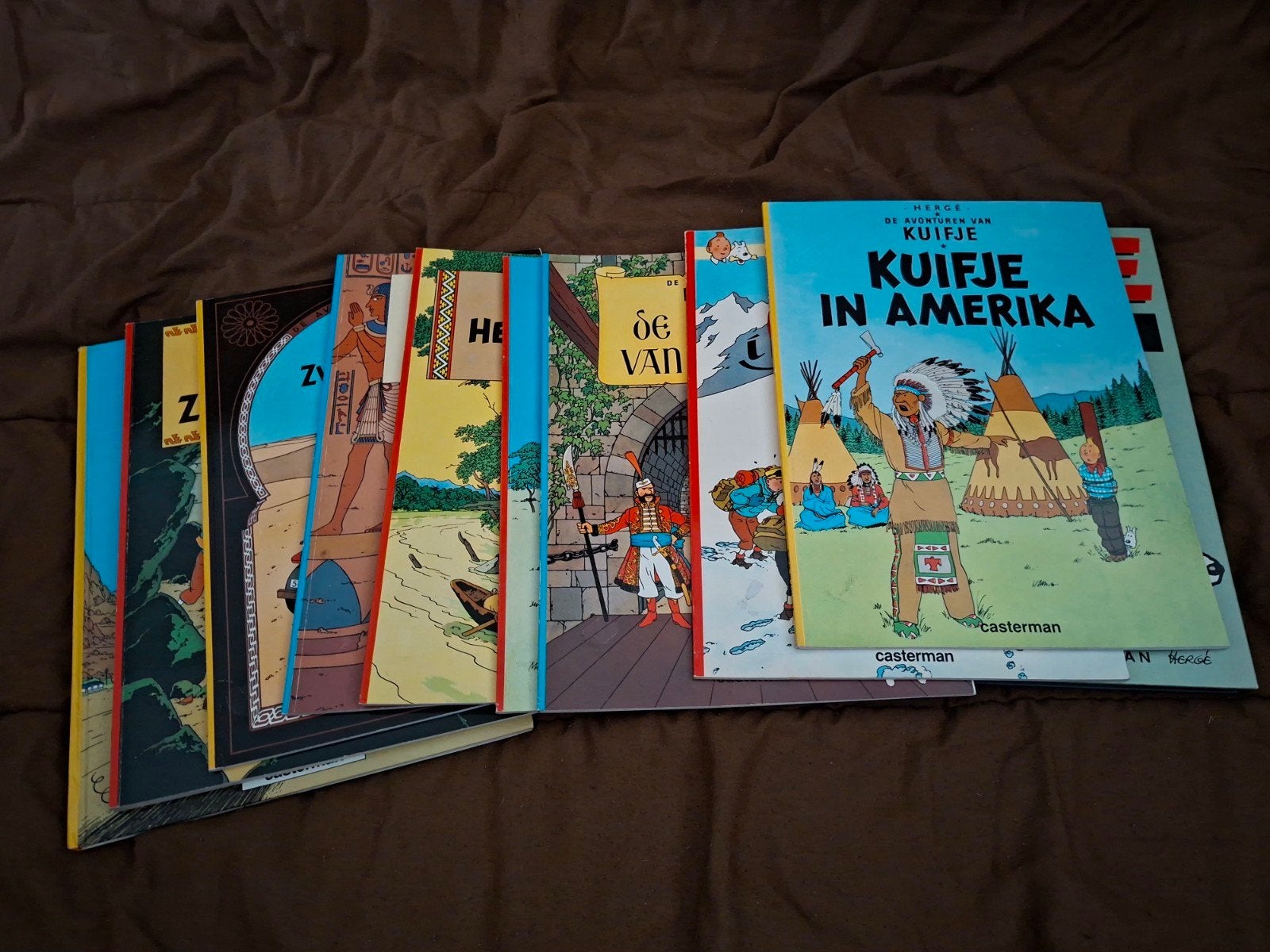 Lot boeken van kuifje, Complete serie of reeks, Ophalen, Zo goed als nieuw, Hergé