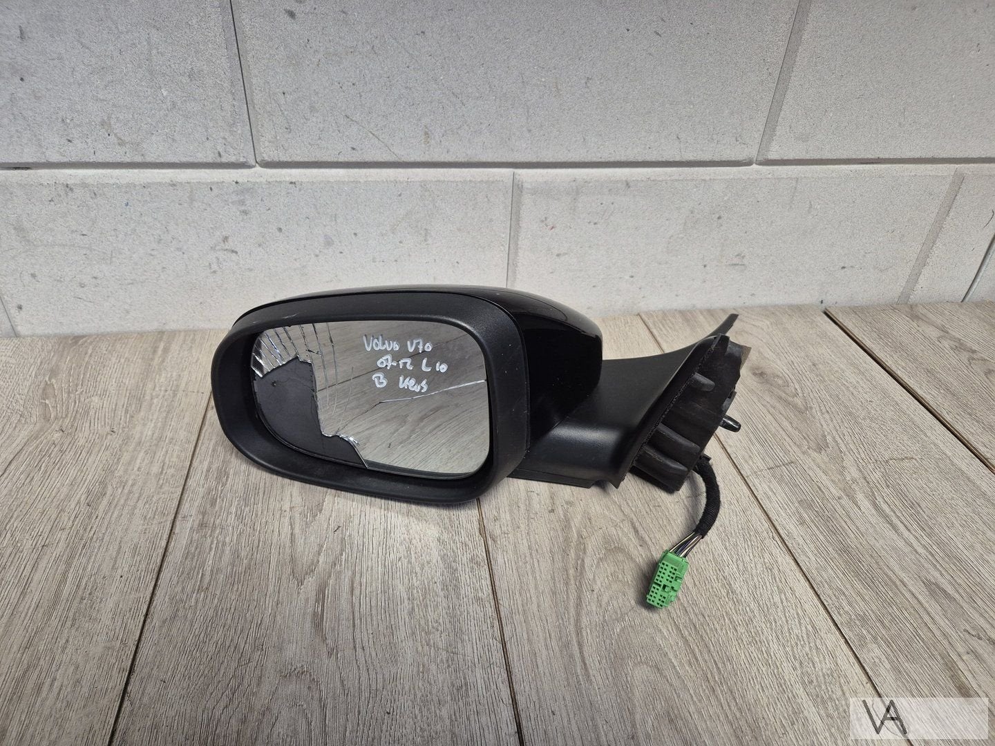 Volvo V70 / S80 2007 tot 2012 spiegel zwart links B KEUS €50, Gebruikt, -, -, Ophalen of Verzenden