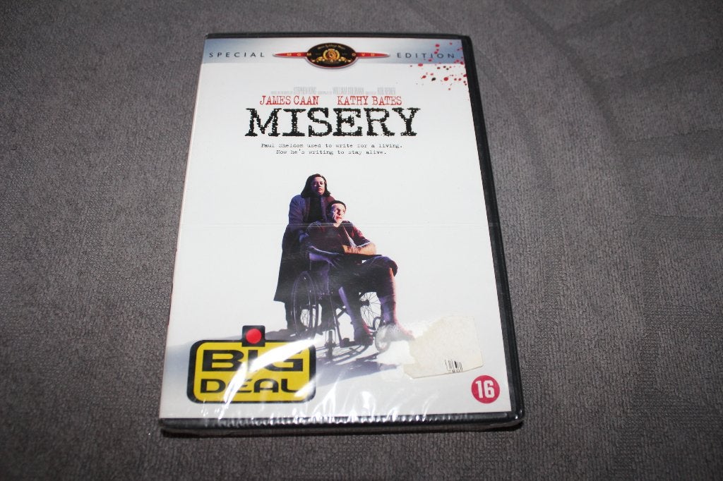 DVD Misery, Cd's en Dvd's, Dvd's | Thrillers en Misdaad, Psychologische thriller, Engels, Vanaf 16 jaar, Nederlands