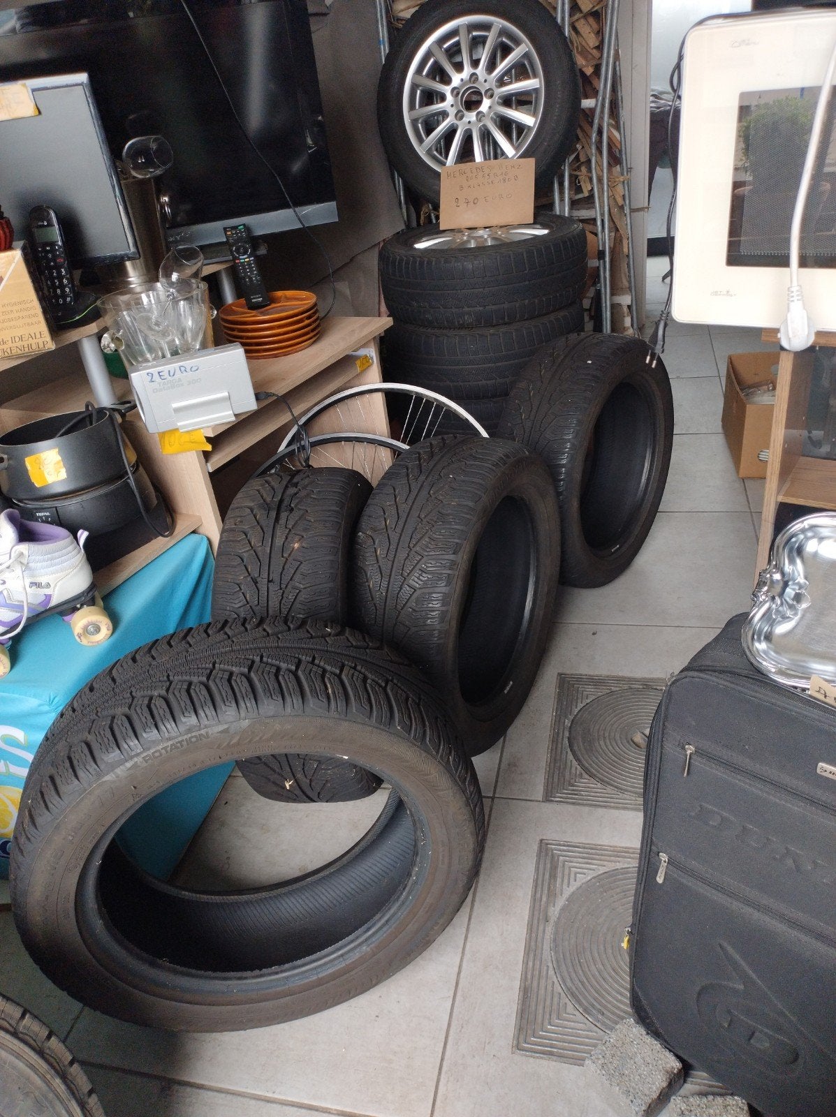 308 Pegeot 225/50R17 Winterbanden Nieuw Te Koop Prijs Ovt, Autos : Divers, Pièces de sport automobile, Enlèvement, Neuf