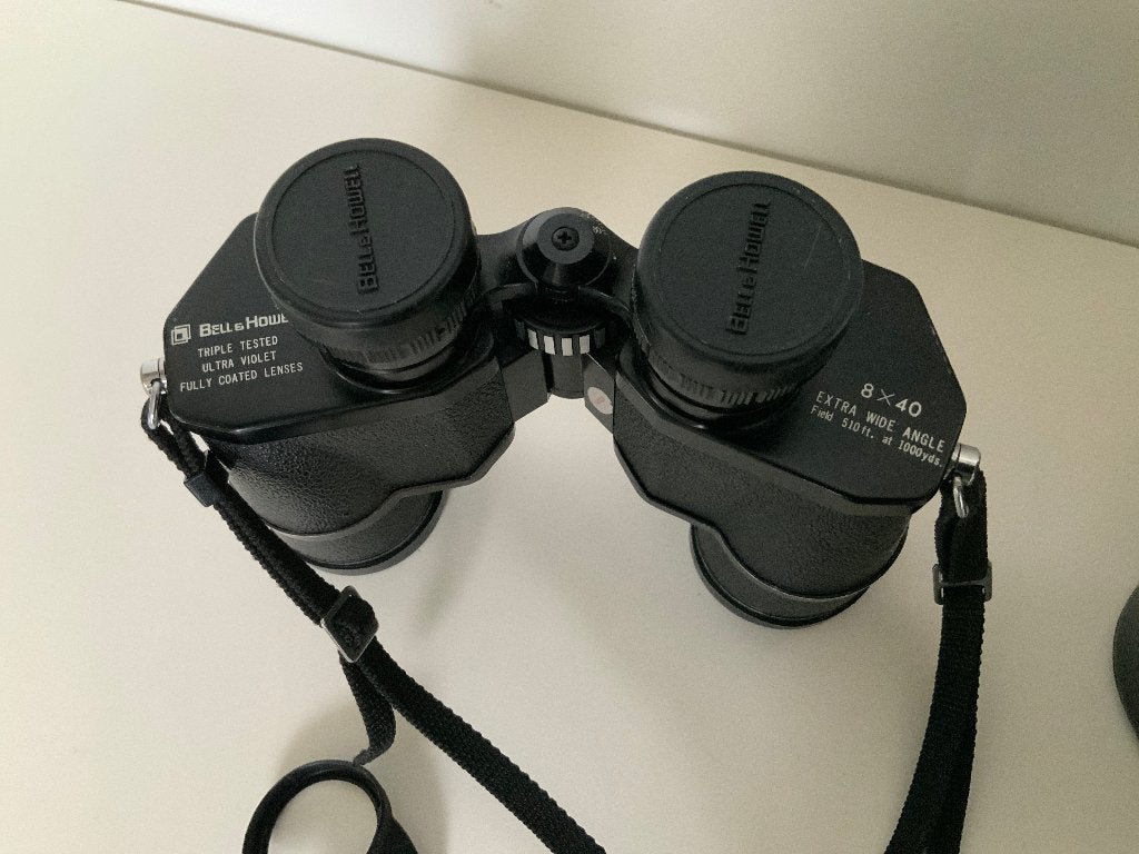 Bell & Howell verrekijker met draagtas vintage, Ophalen, Gebruikt