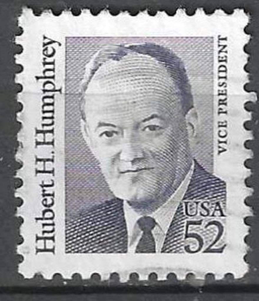 États-Unis 1991 - Yvert 1945 - Hubert Horatio Huphrey. (ST), Envoi, Affranchi
