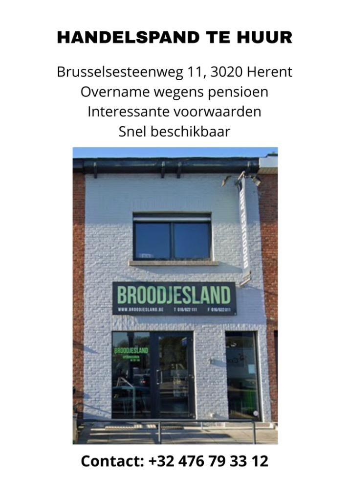 te huur handelspand in Herent, Zakelijke goederen, Huur