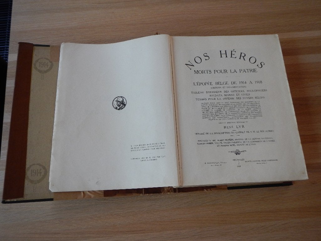 Nos héros morts pour la patrie, René Lyr, Enlèvement ou Envoi, Avant 1940, Général, Utilisé