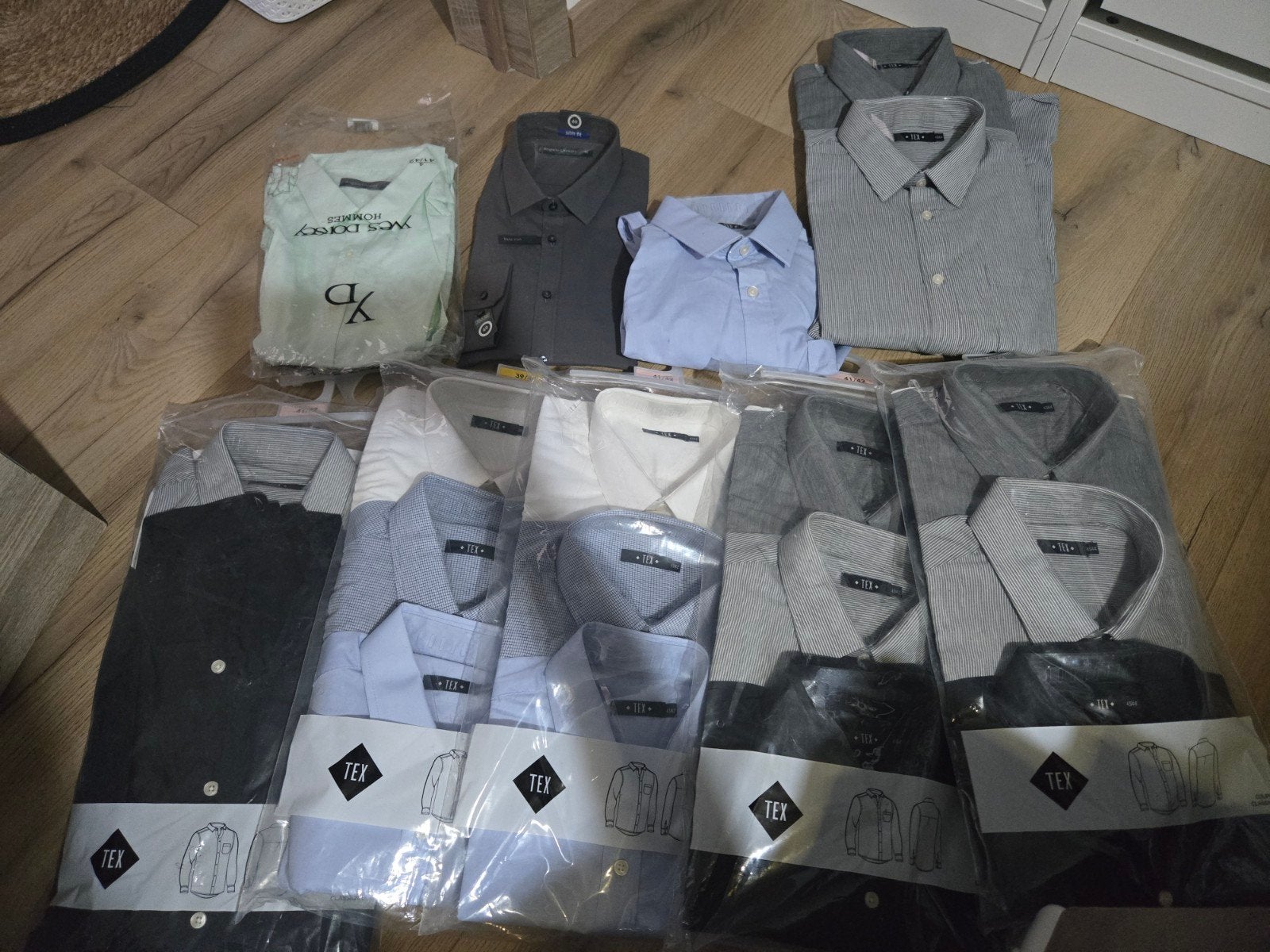 19 stuks herenhemd maat 39/40 tot 43/44, Kleding | Heren, Ophalen
