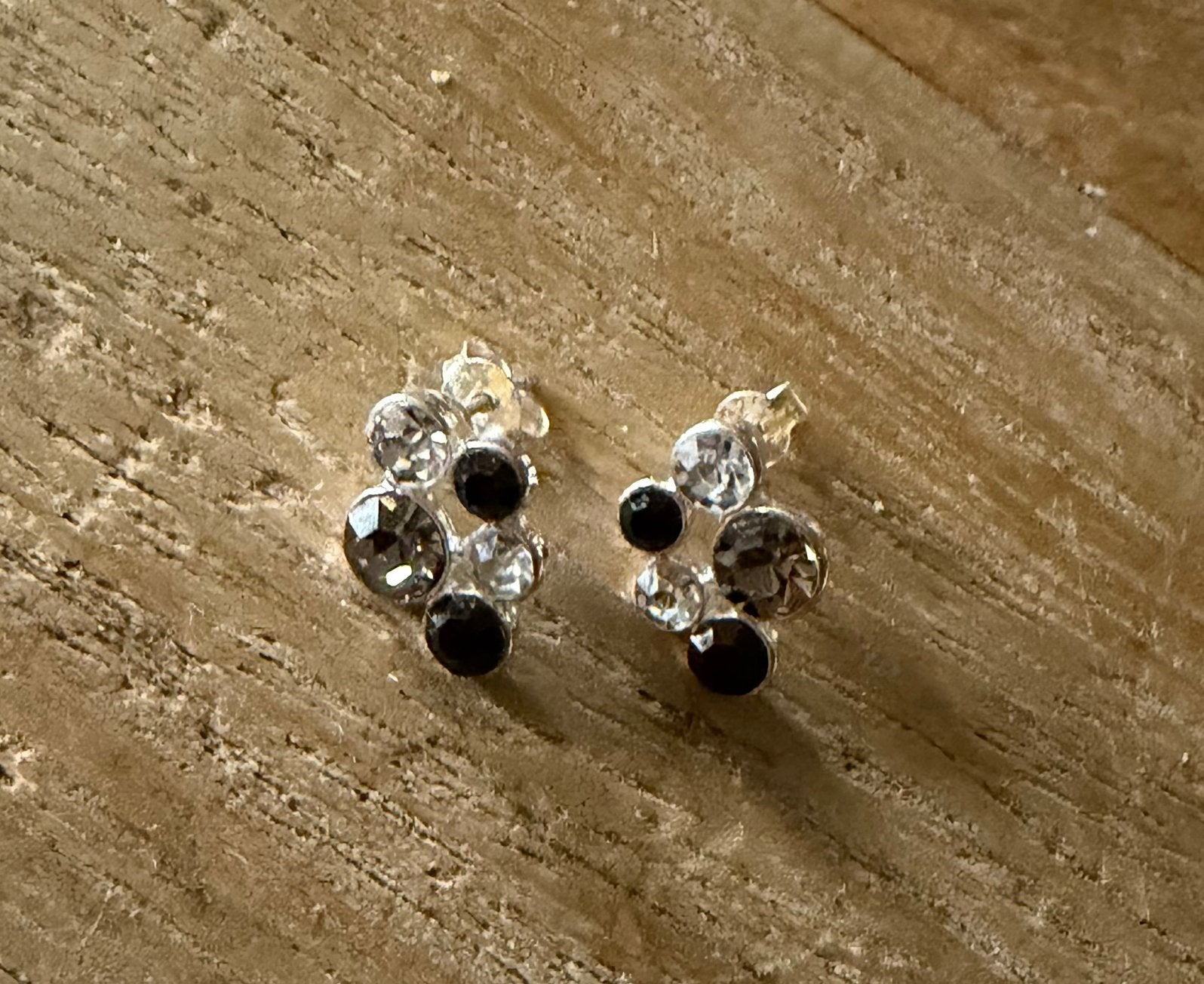 Superbes boucles d'oreilles en argent, Enlèvement, Comme neuf, Puces ou Clous