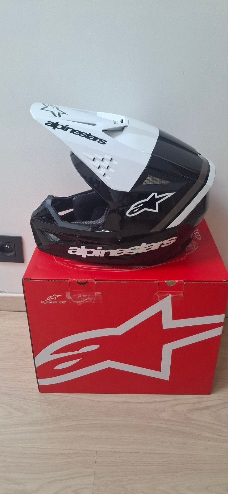 alpinestars helm SM-3.  (prijs bespreek baar), Motos, Autres marques, M, Casque off road, Enlèvement