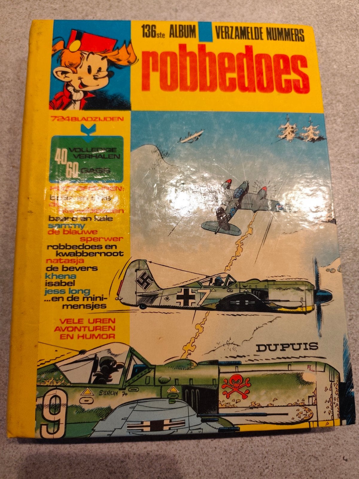 Robbedoes album 136, Boeken, Eén stripboek, Ophalen of Verzenden, Gelezen, Jean Dupuis