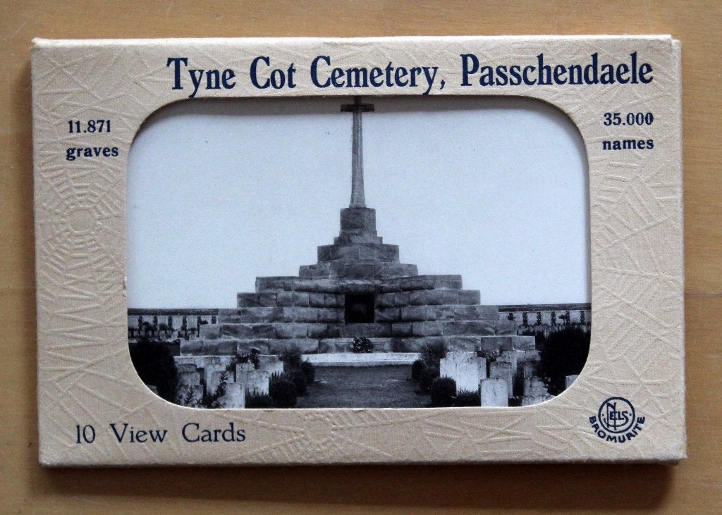 Cimetière Tyne Cot, Passchendale, Collections, Enlèvement ou Envoi, 1920 à 1940, Non affranchie, Flandre Occidentale