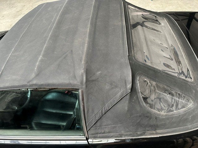 Mercedes SL600 1994, Auto's, Automaat, Zwart, Cabriolet, Zwart