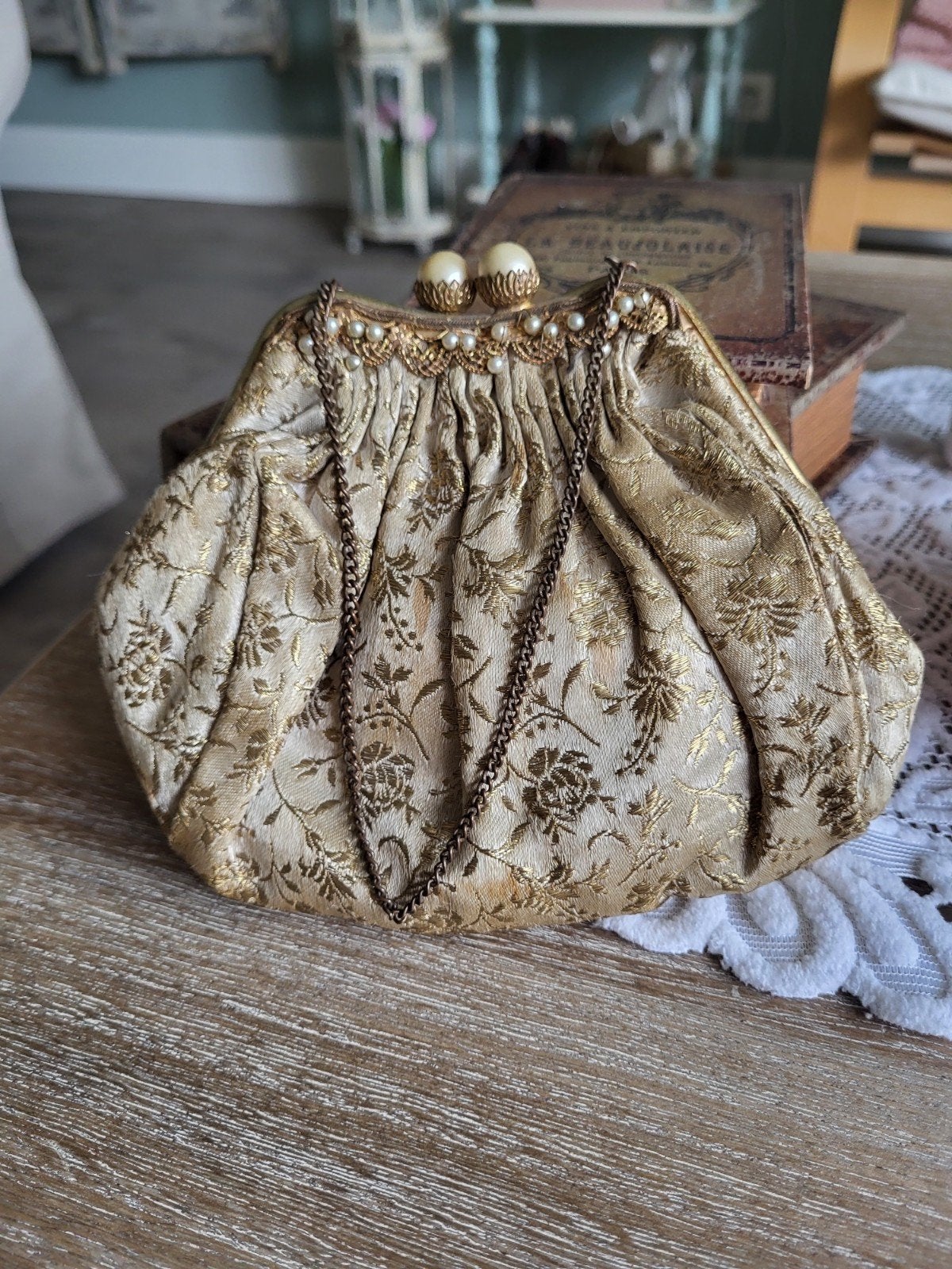Vintage tasje, Antiek en Kunst, Ophalen