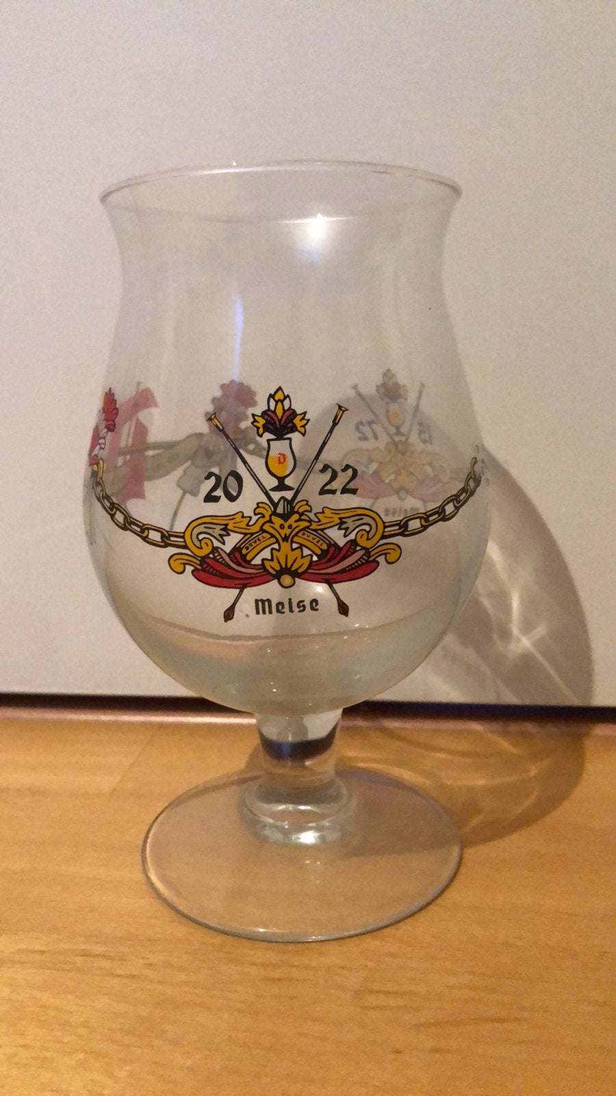 Duvel glas Gilde Meise, Verzamelen, Ophalen of Verzenden, Nieuw, Bierglas