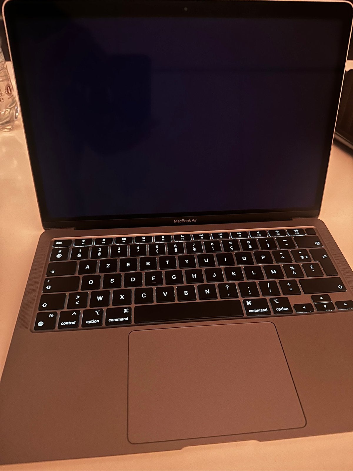 Macbook Air M1- 256 GB, 256 GB, Comme neuf, Azerty, 8 GB