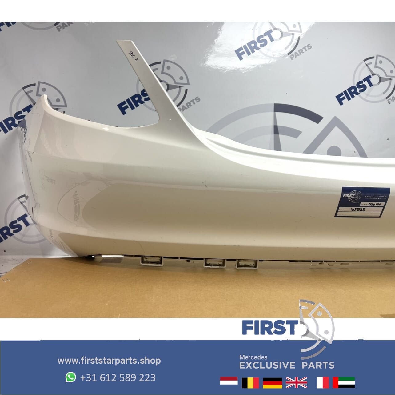 W205 BUMPER C Klasse sedan achterbumper DIVERSE KLEUREN Merc, Gebruikt, -, Ophalen of Verzenden, Achter