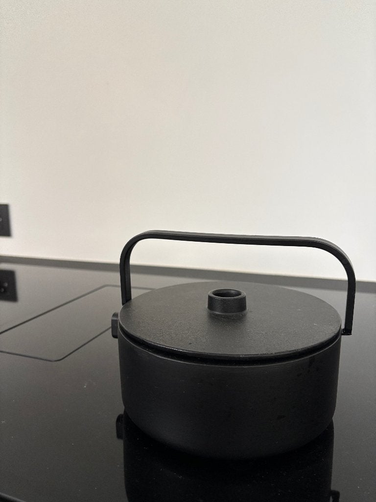 Serax gietijzeren theepot Collage, Huis en Inrichting, Keuken | Potten en Pannen, Ophalen, Gietijzer, Overige typen, Zo goed als nieuw