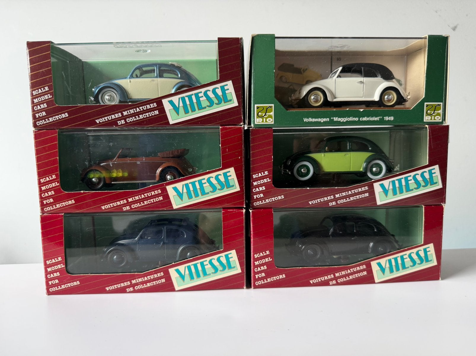 6x Volkswagen kever (5x Vitesse + 1x Rio), Ophalen of Verzenden, Zo goed als nieuw