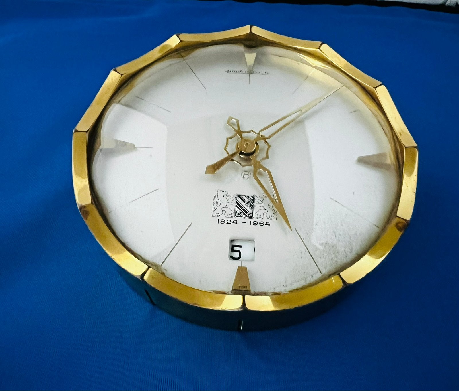 Horloge de table vintage Jaeger-LeCoultre avec  1924-1964, Enlèvement ou Envoi