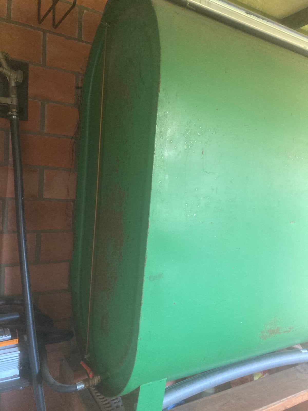 Mazouttank 1100L + pomp + pistool, Ophalen, Gebruikt