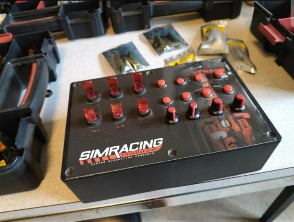Sim racing buttonbox + 4 dozen onderdelen, Enlèvement ou Envoi, Neuf
