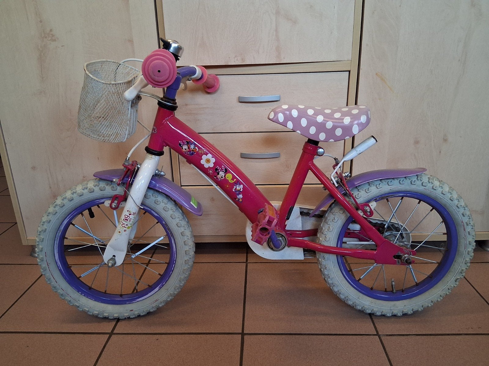 Kinderfiets - 14 inch - kan nog een rondje mee, Ophalen