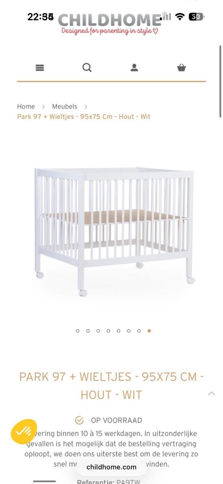 Childhome park NIEUW in doos, Kinderen en Baby's, Ophalen, Nieuw