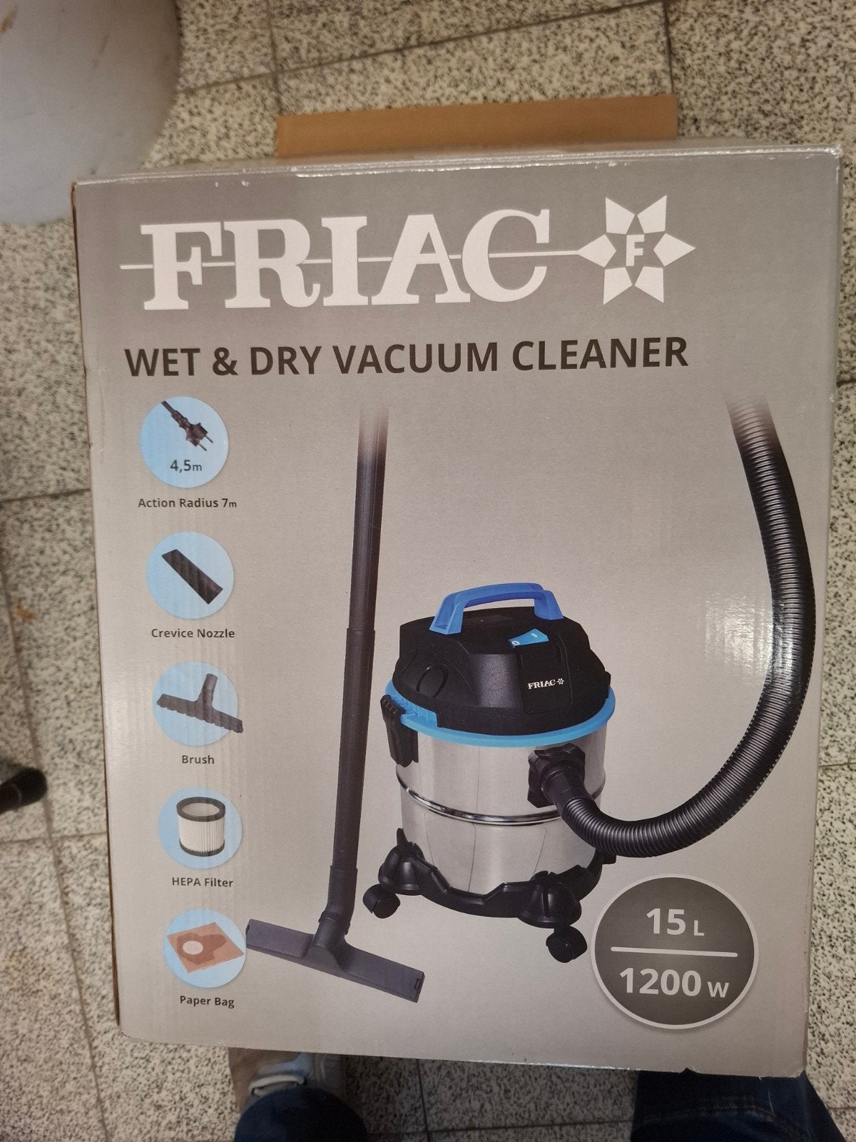 stofzuiger 1200 watt, Nieuw, 1600 tot 2000 watt, Sledestofzuiger, Ophalen