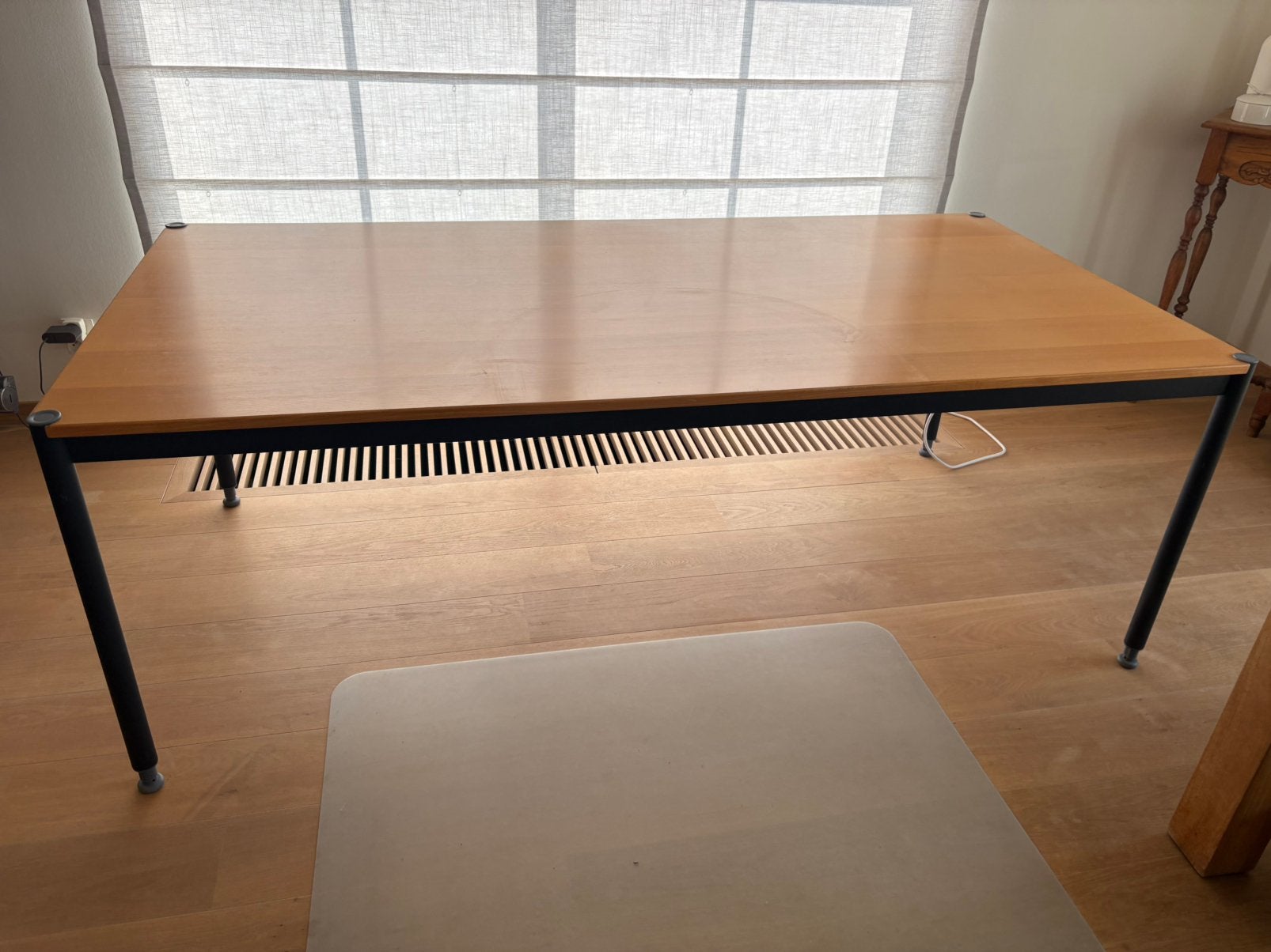 Oude bureautafel, Enlèvement, Utilisé, 100 cm, 200 cm