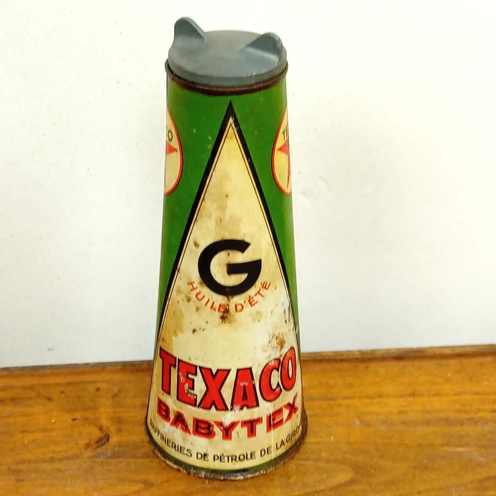 Très rare bidon d'huile TEXACO, Enlèvement ou Envoi, Utilisé