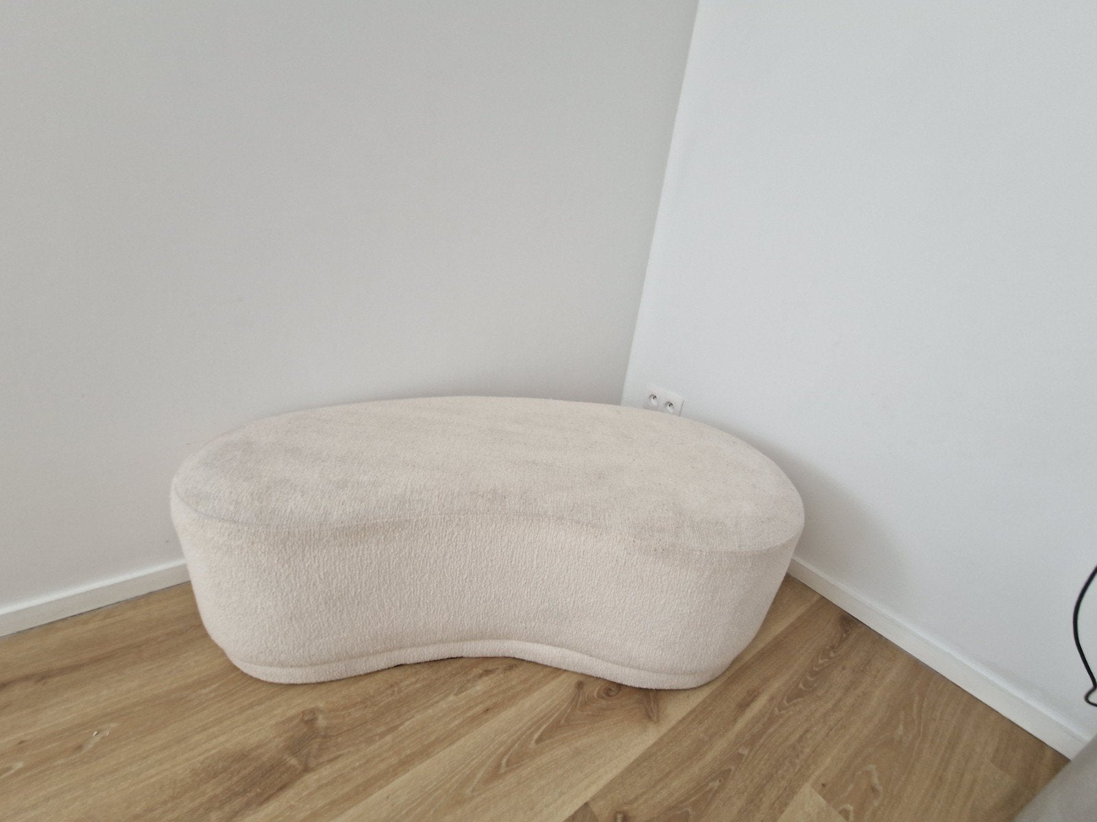 Pouf blanc design casa, Enlèvement