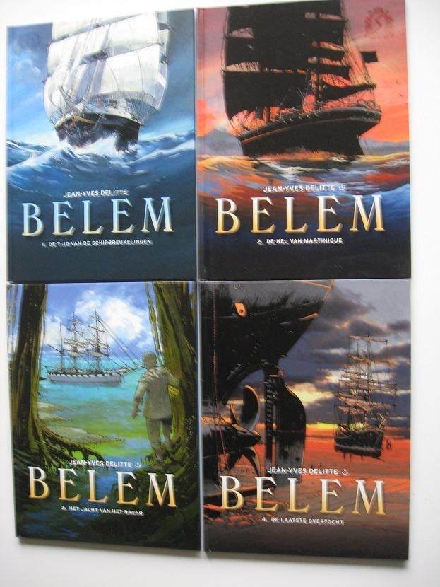 BELEM  1 tot 4 – complete serie in HC–NIEUWSTAAT- 1ste druk, Enlèvement ou Envoi, Série complète ou Série, Comme neuf, Jean-Yves Delitte