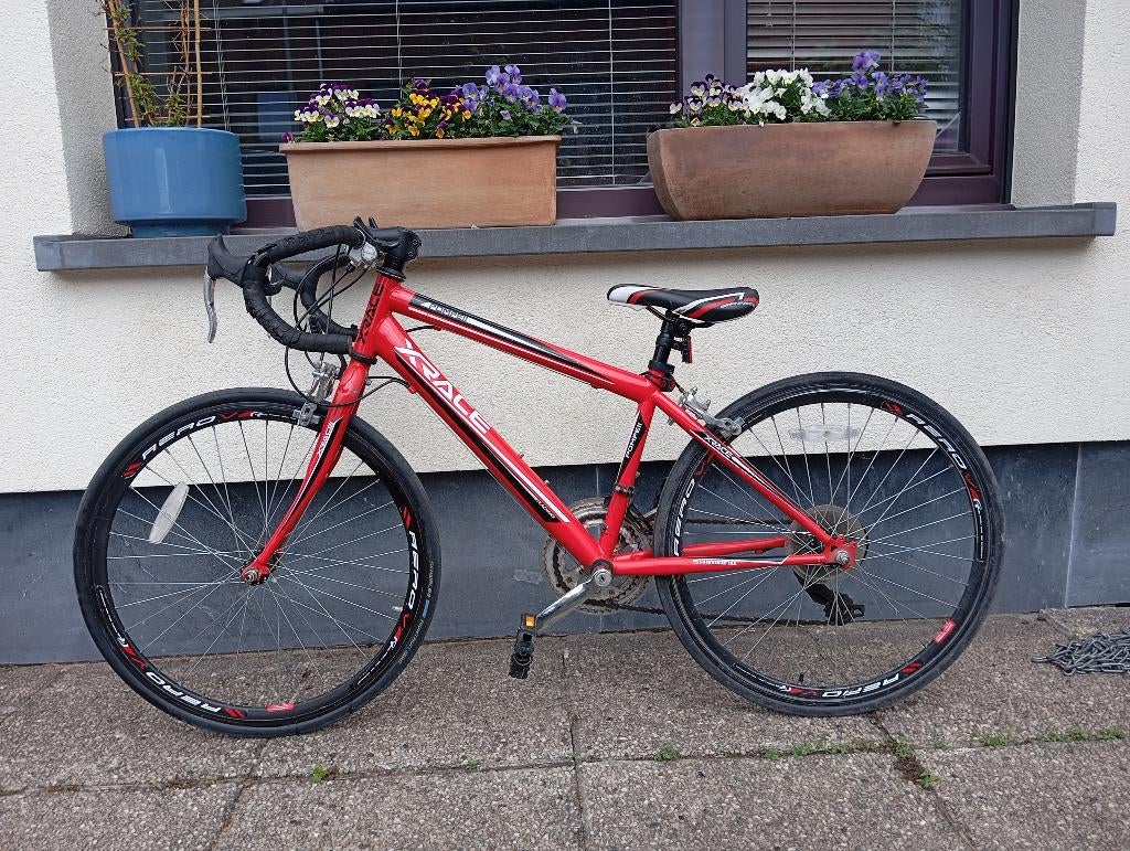 Koersfiets Xrace Pompeii, Fietsen en Brommers, Ophalen, Velgrem, Versnellingen, Pompeii