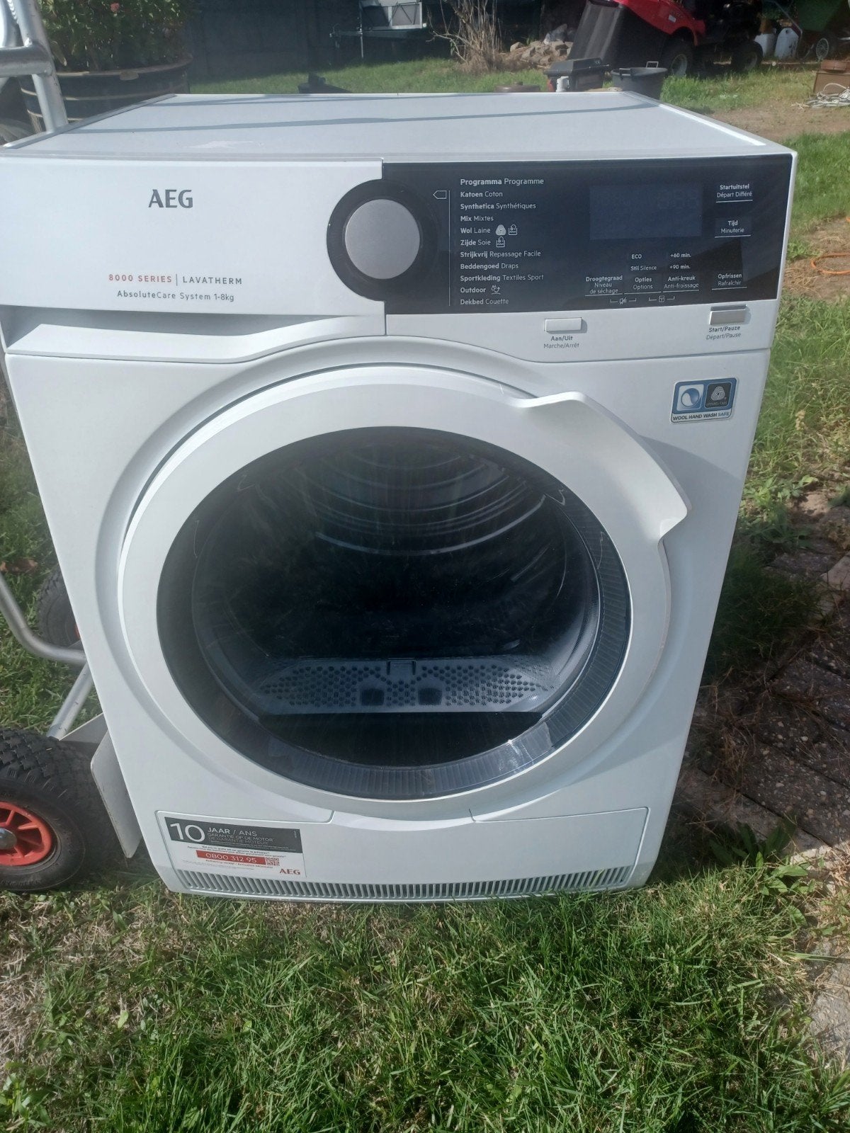 aeg droogkast met warmtepomp 8kg 8000series, Elektronische apparatuur, Ophalen