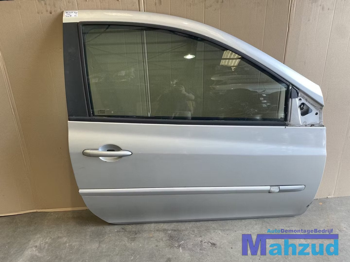 2010 RENAULT CLIO 3 Grijs TED69 Rechter deur portier 3 deurs, Auto-onderdelen, Renault Group, Gebruikt, Contact.group@renault.com